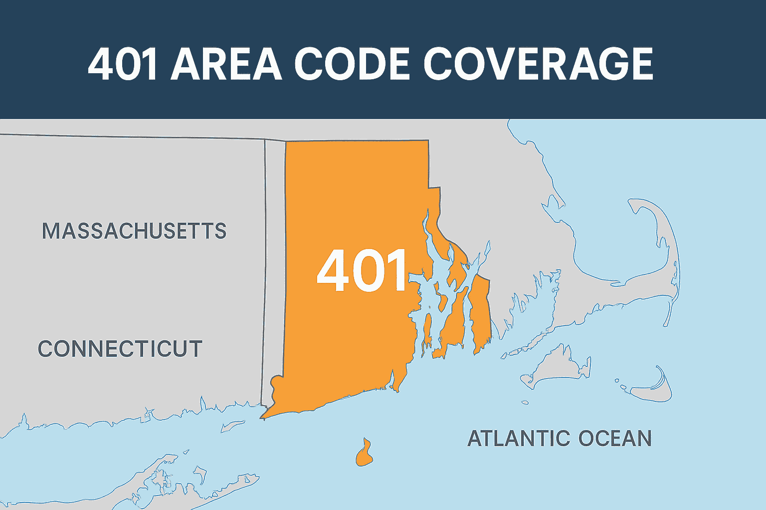 401 Area Code Coverage