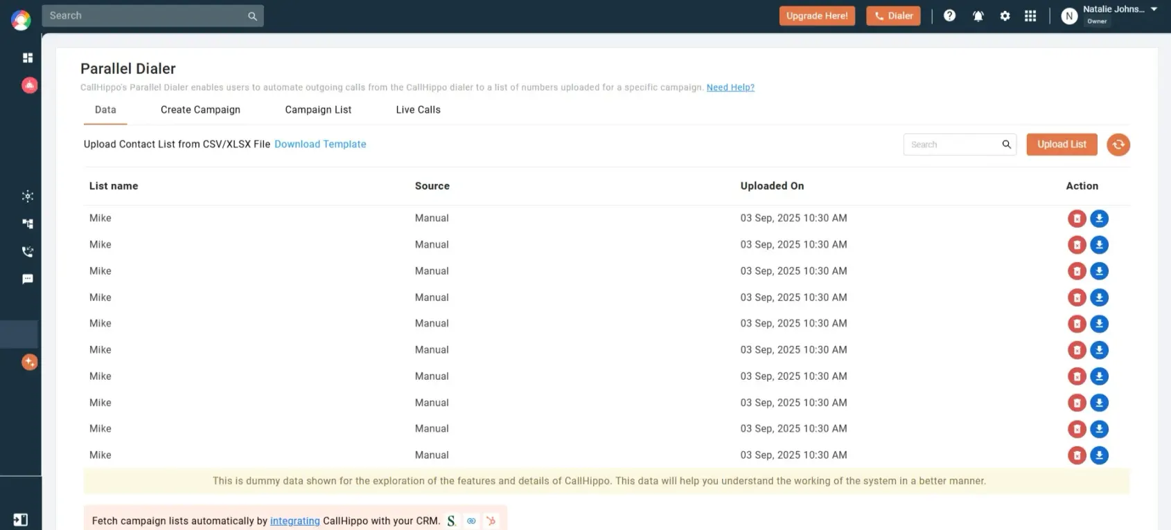 CallHippo Parallel Dialer
