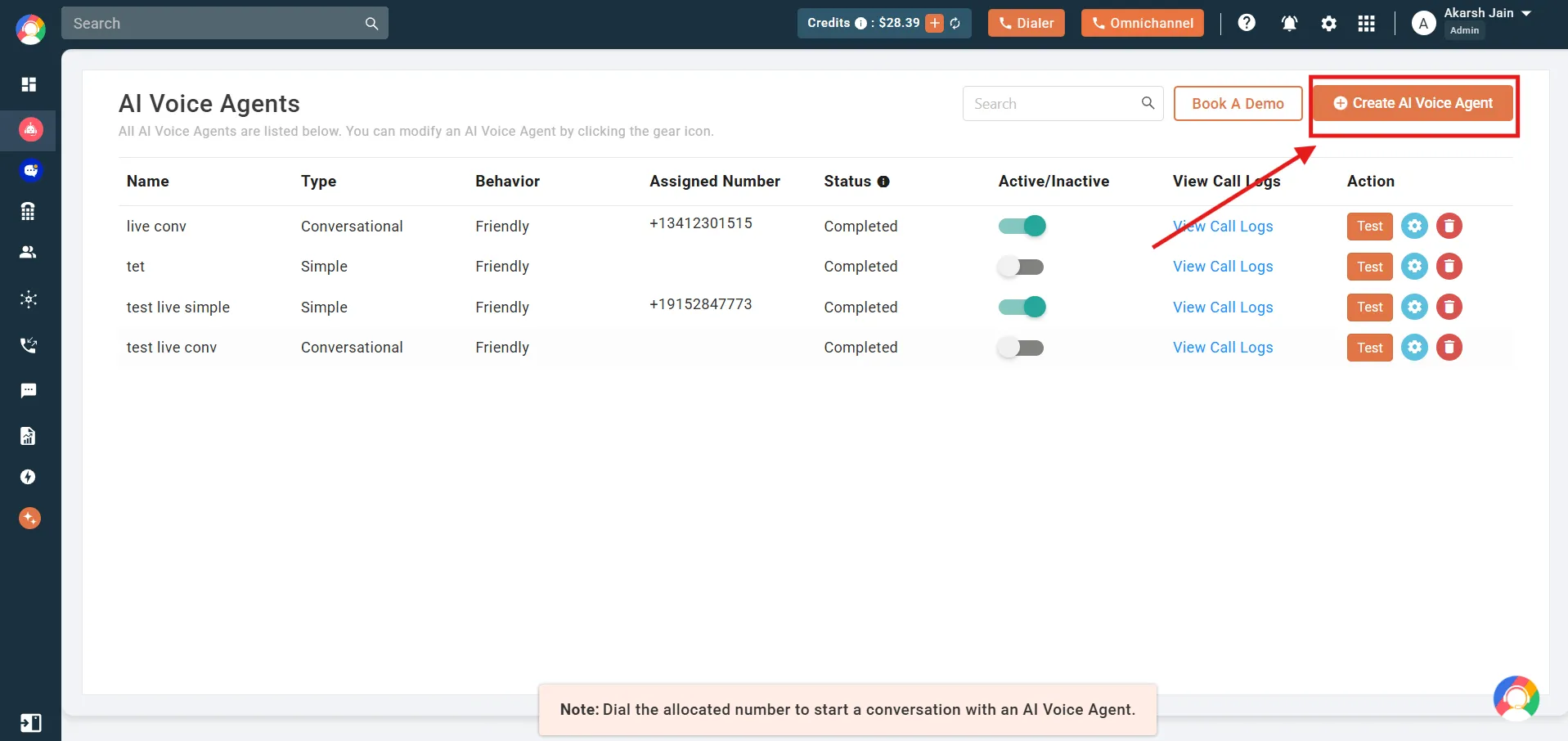 Step3 to create IVA with callhippo