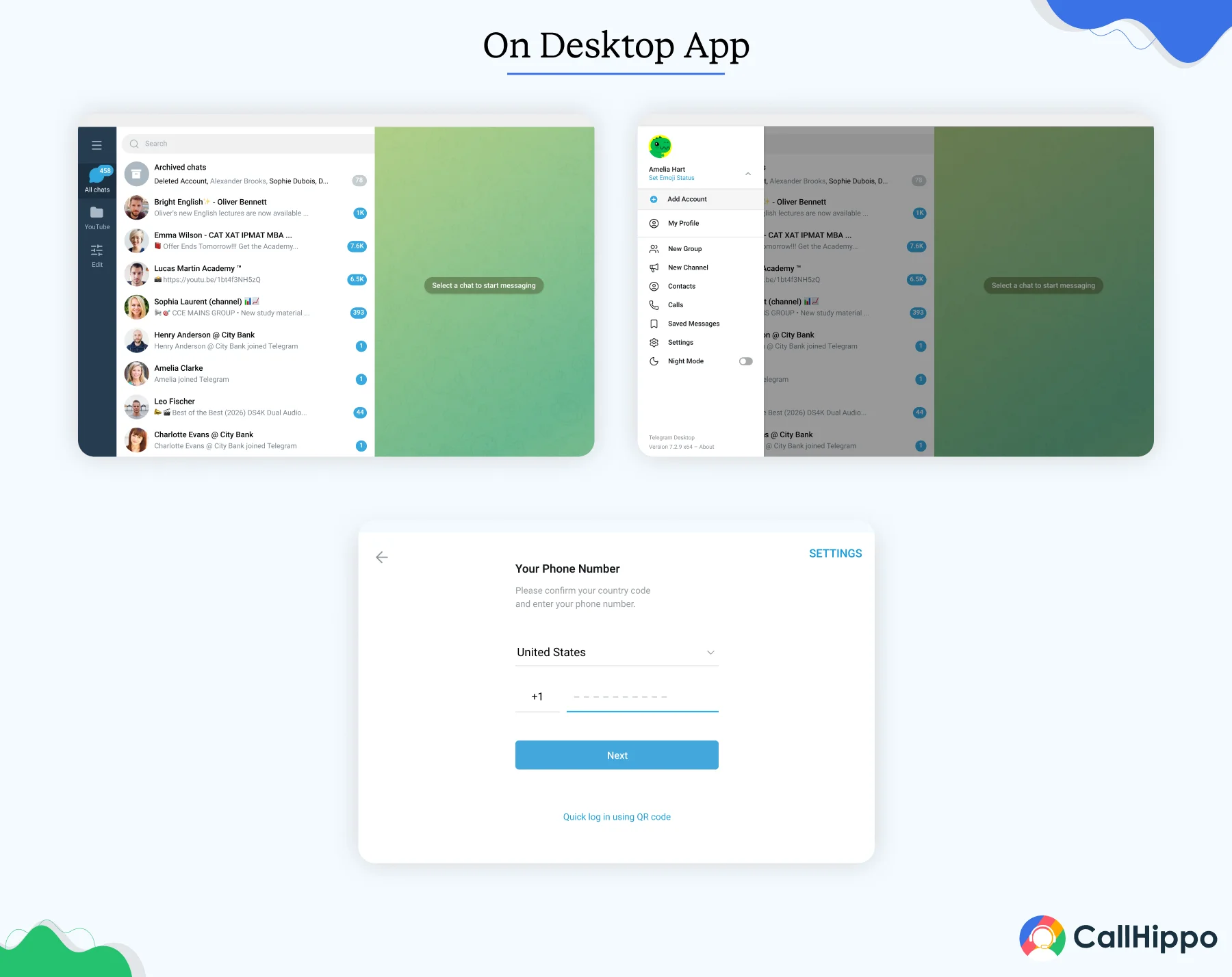 On Desktop (Windows, Mac, Linux)