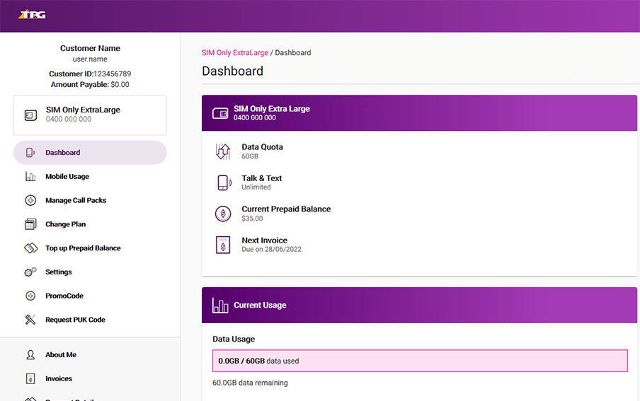 TPG Dashboard