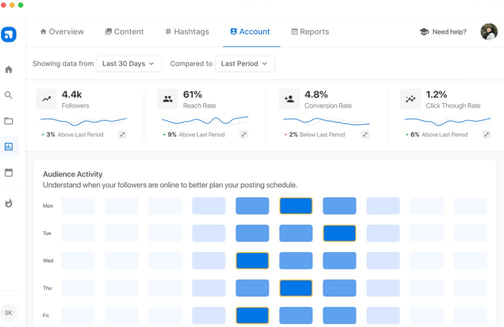 flick dashboard image