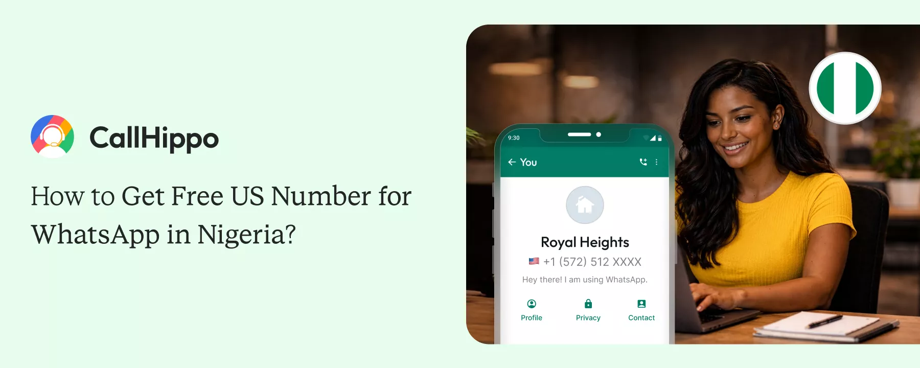 How to get free US number for WhatsApp in Nigeria