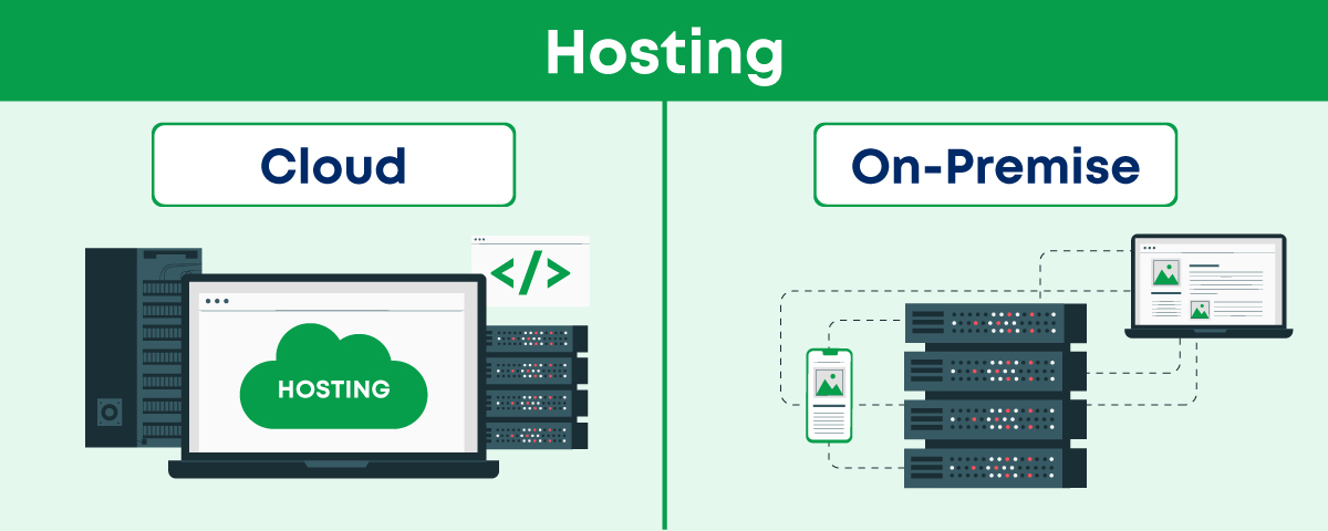 Cloud or on-premise hosting