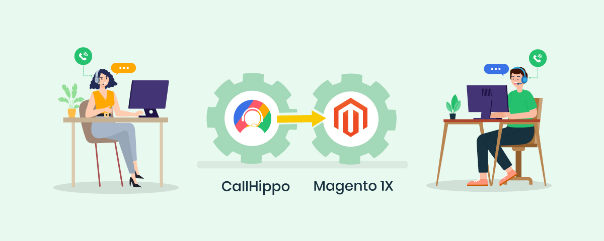 Magento 1X integration with callhippo