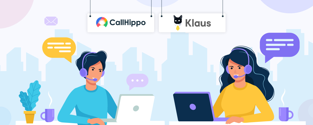 CallHippo integration with Klaus