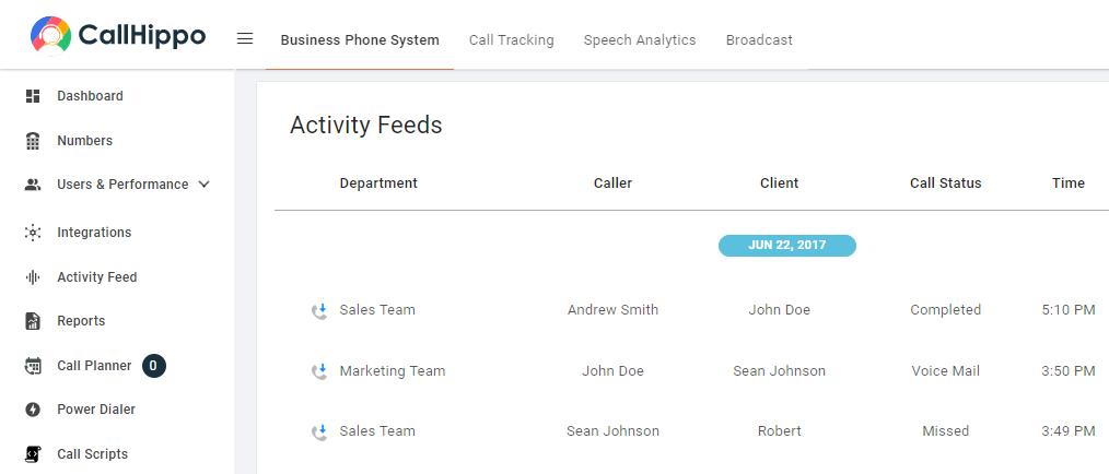 CallHippo Coach Conversation intelligence platform