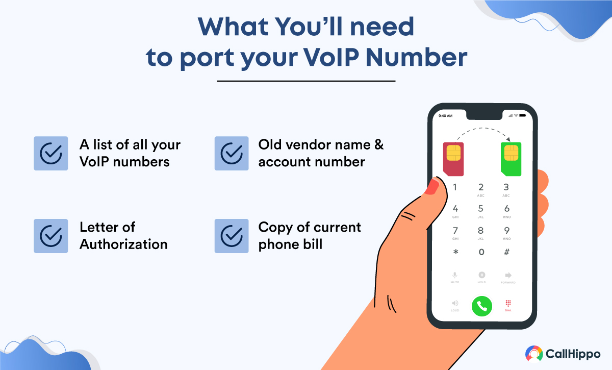 Requirements for Porting a VoIP Number