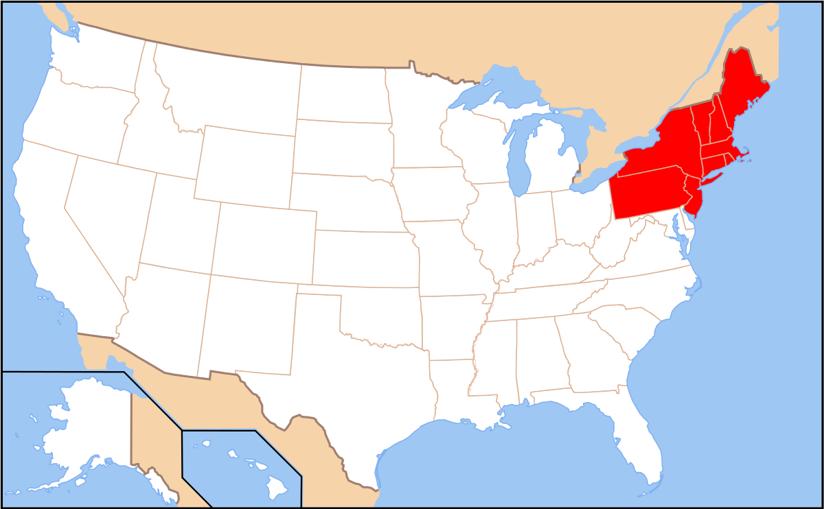 Northeast USA Area Codes