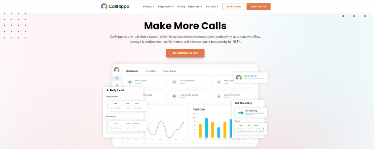 Callhippo best cloud phone system