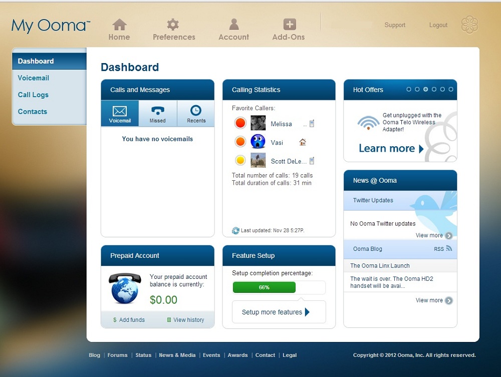 Ooma virtual business phone service