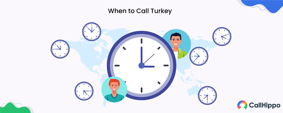 when to call turkey from the us