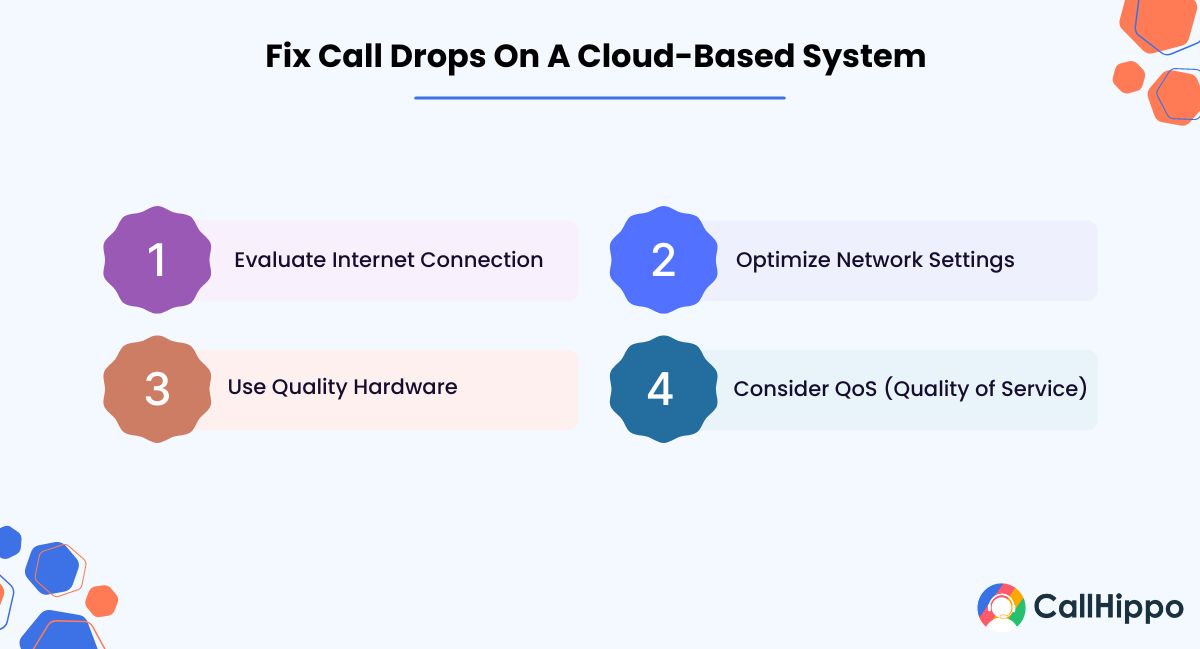 fix call drops on cloud based phone system