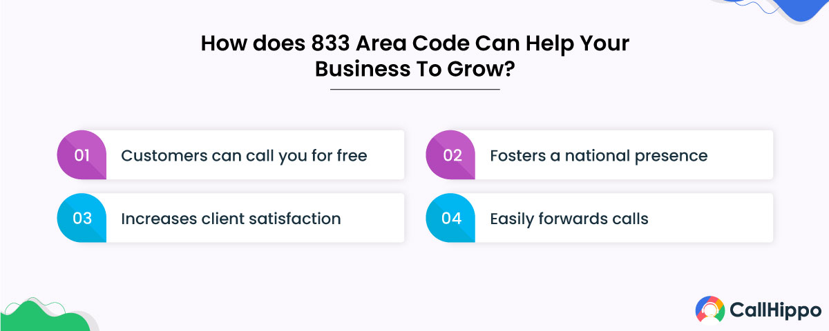 how 833 area code help your business to grow