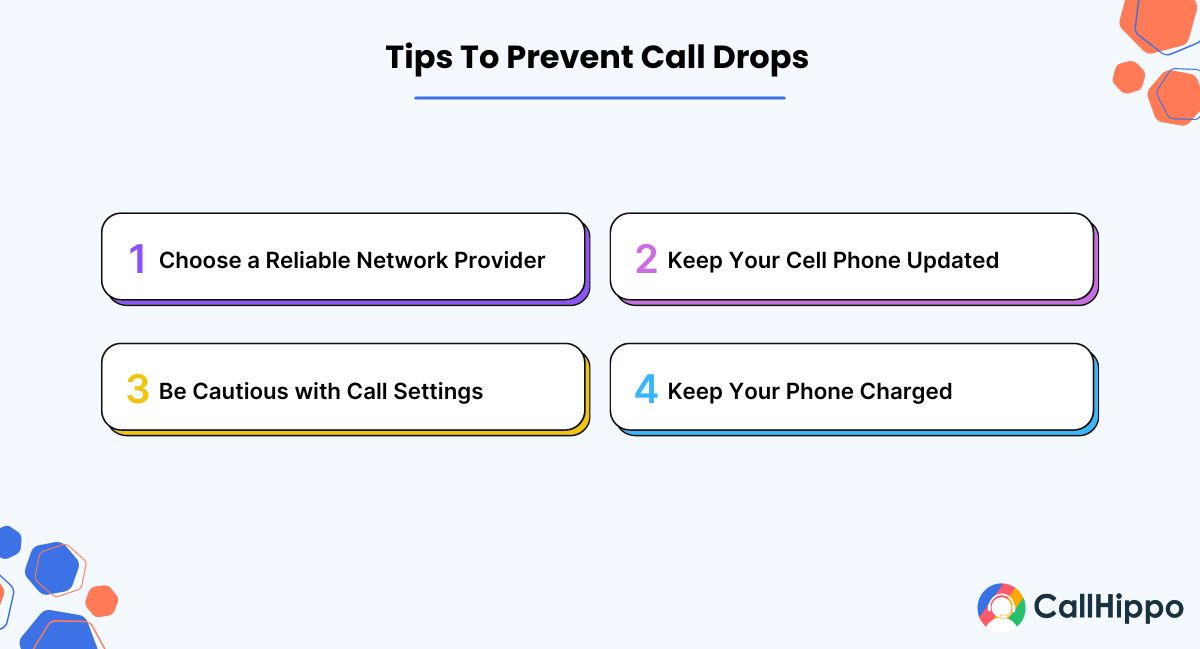 tips to prevent call drops 
