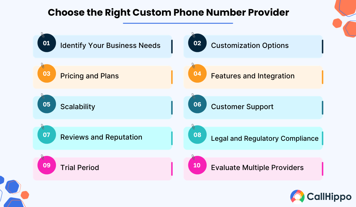 How to Choose the Right Custom Phone Number Provider?