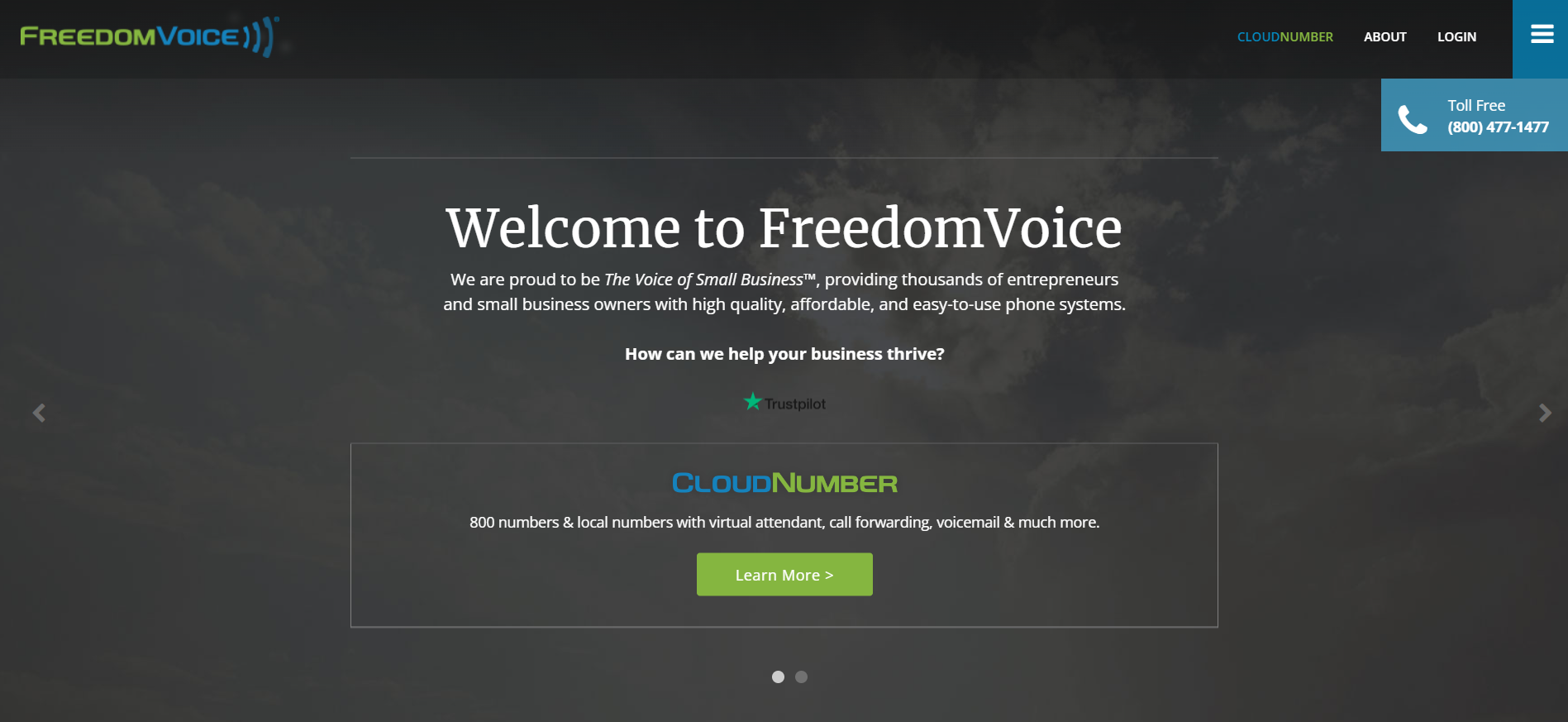 FreedomVoice Dashboard