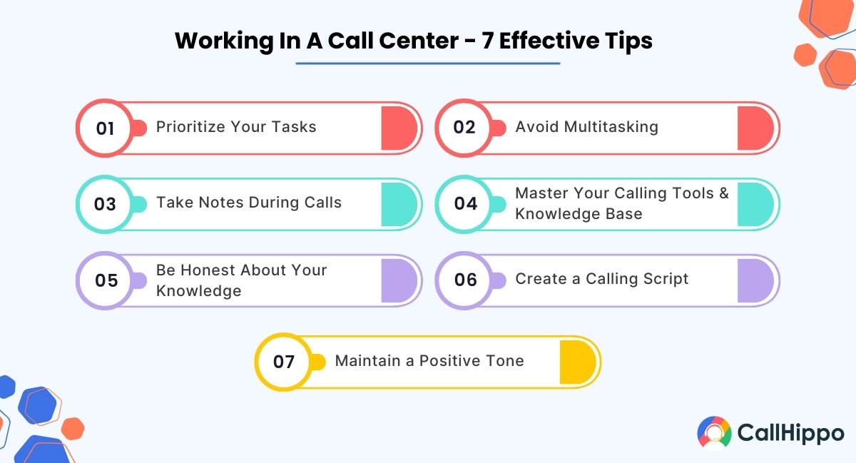 tips for working in a call center