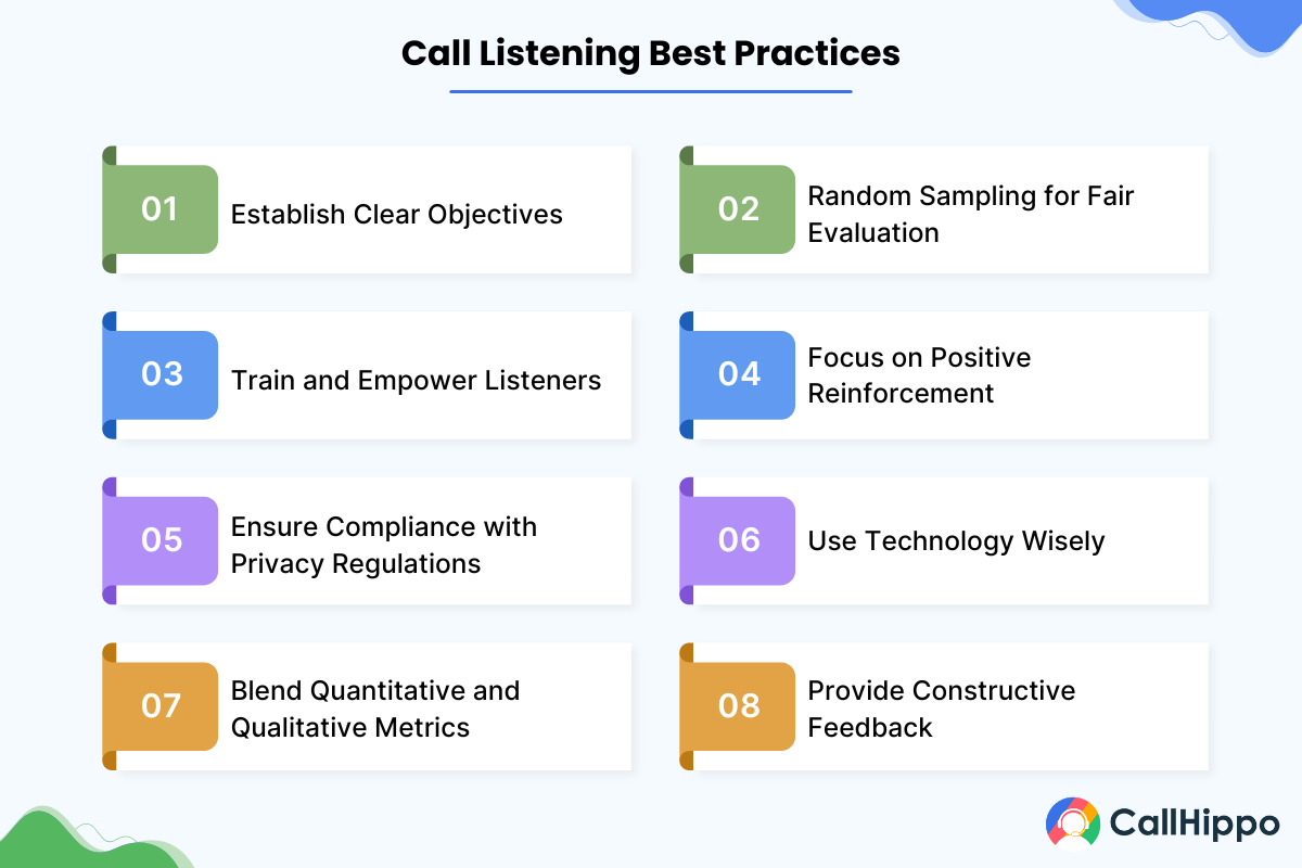 best practices for effective call listening