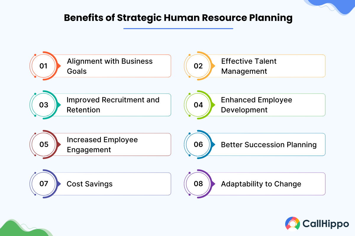 Benefits of HR planning