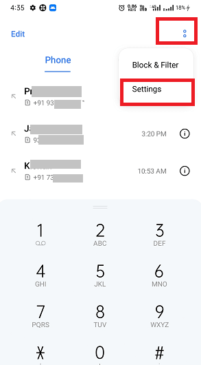 How to Make a Private Call on android
