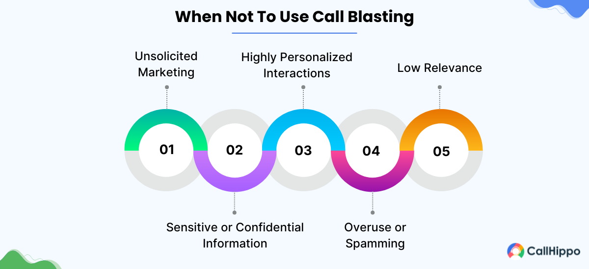 When You Should Not Use Call Blasting?