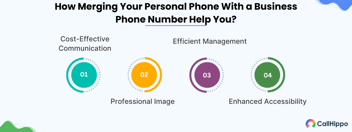 Benefits of merging personal phone with business phone number