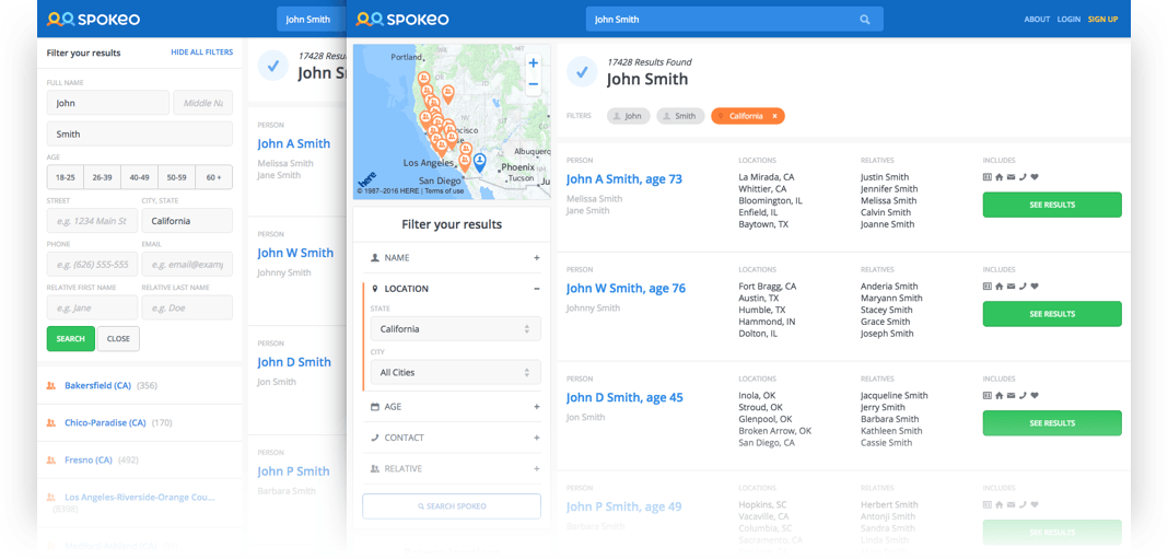 spokeo Dashboard