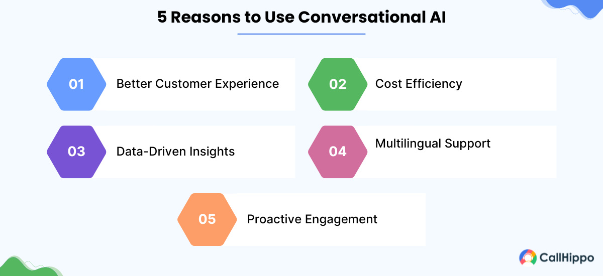 Top 5 Benefits of Conversational AI