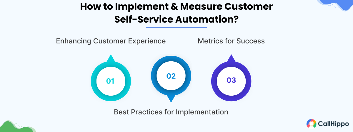 Implement and measure customer self service automation