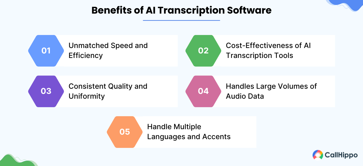 Benefits of AI Transcription Software