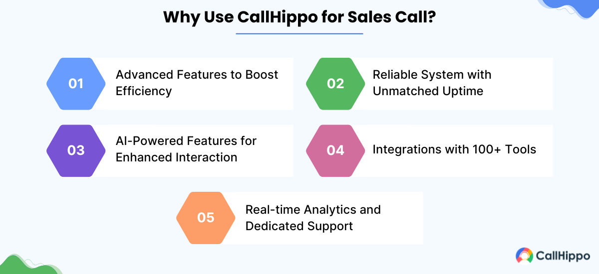 why use callhippo for sales call?