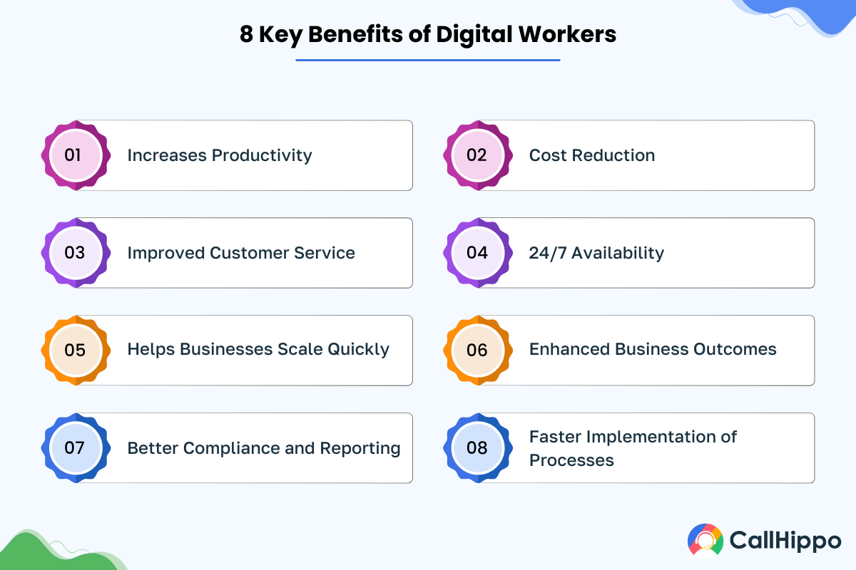 key benefits of digital worker