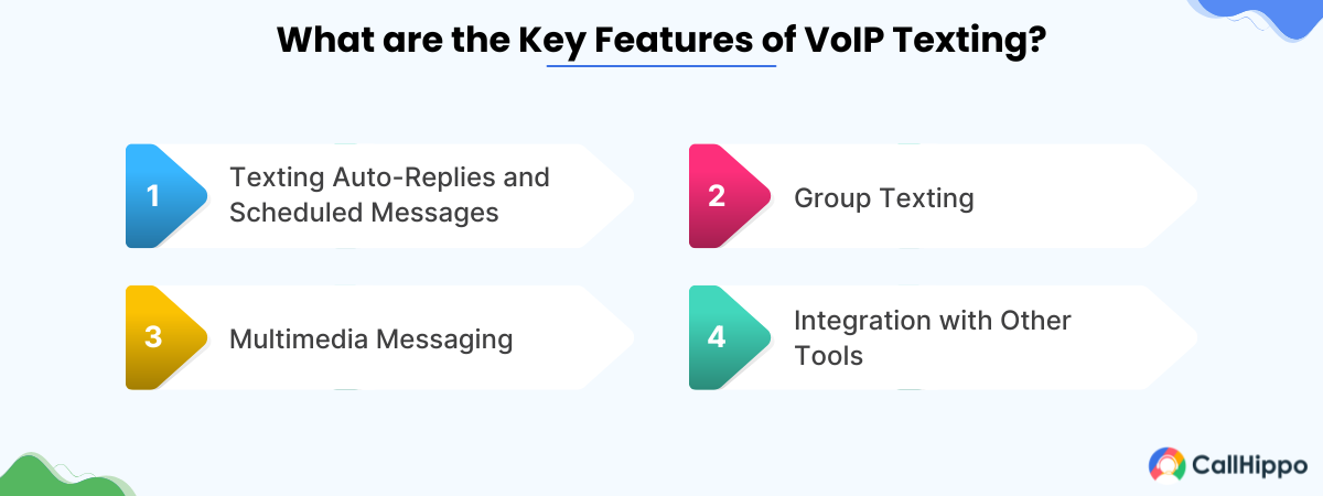 What are the Key Features of VoIP Texting