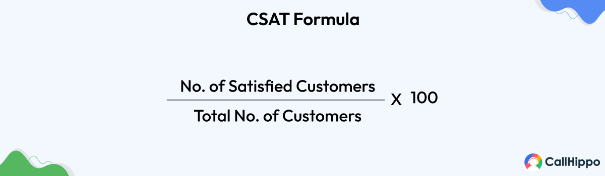 CSAT formula