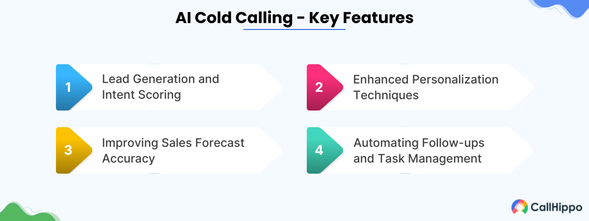 key features of ai cold calling