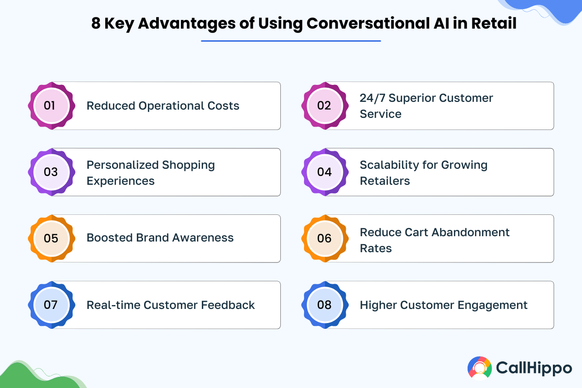 advantages of using conversational ai in retail