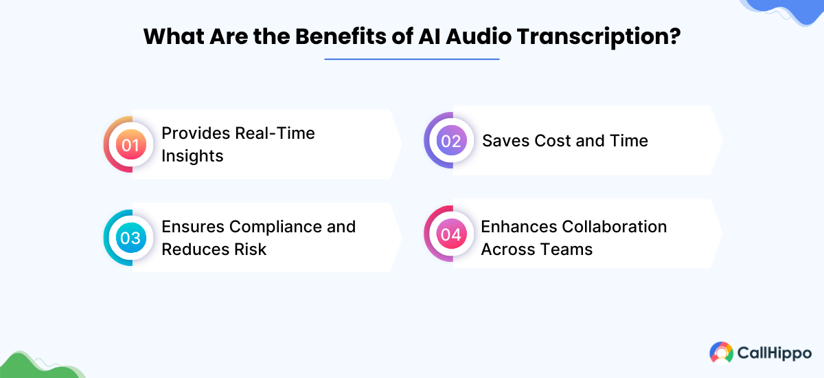 Benefits of ai audio transcription