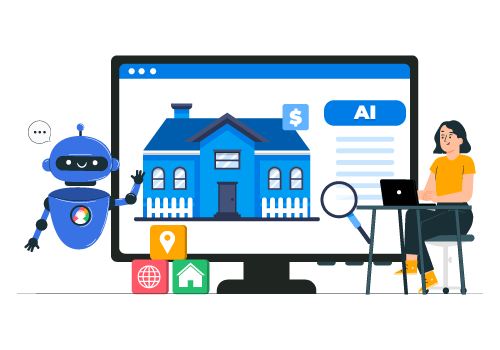 Conversational-AI-for-Real-Estate-Application-Benefits-vector-