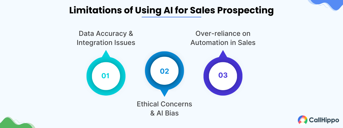 Challenges of using AI for sales prospecting