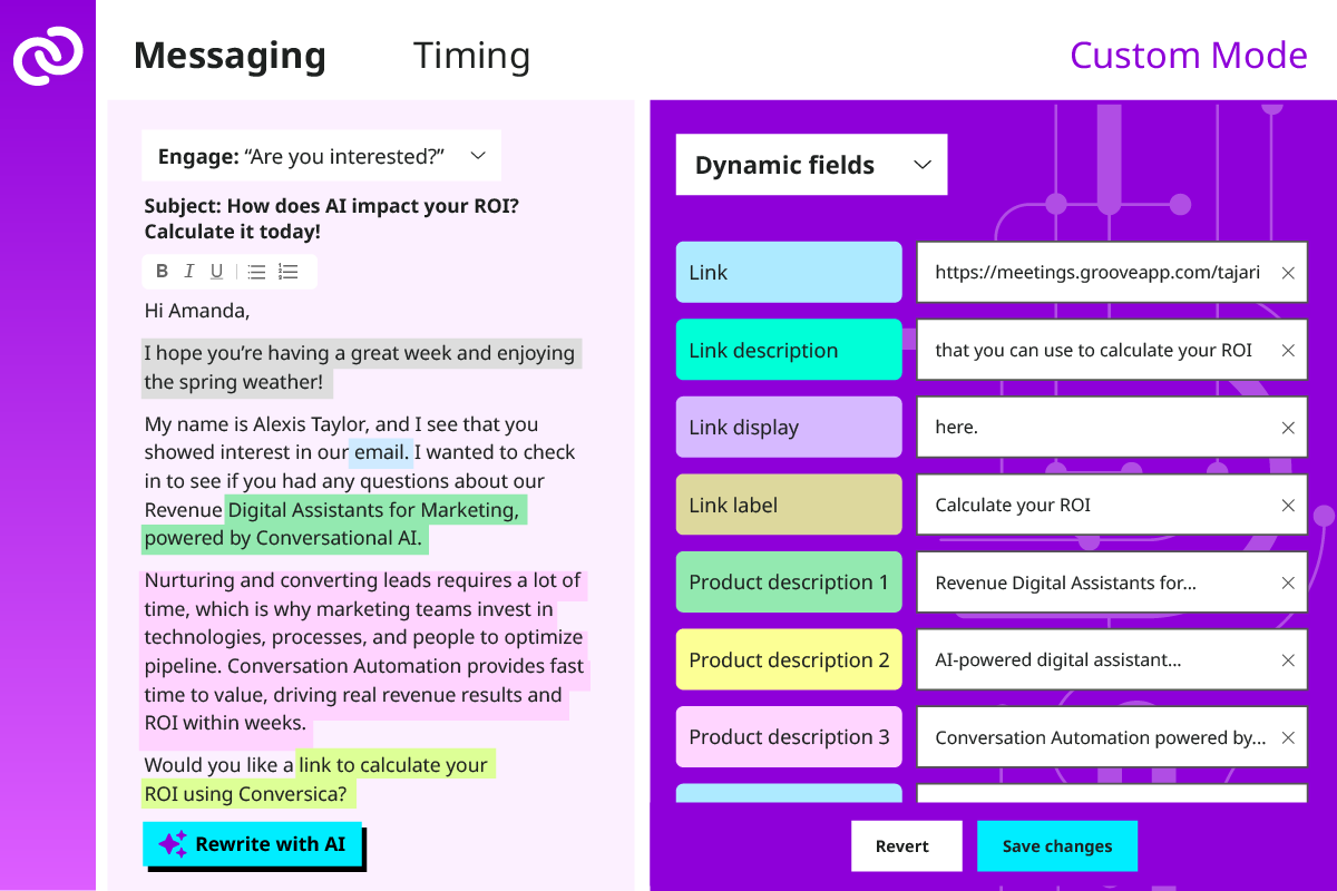 Conversica dashboard