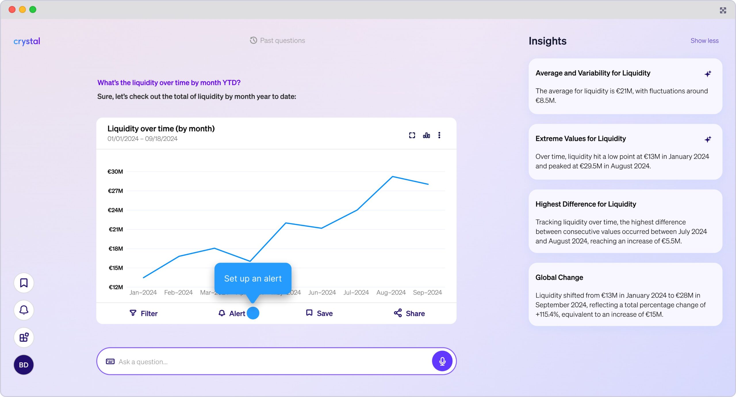 crystal ai dashboard