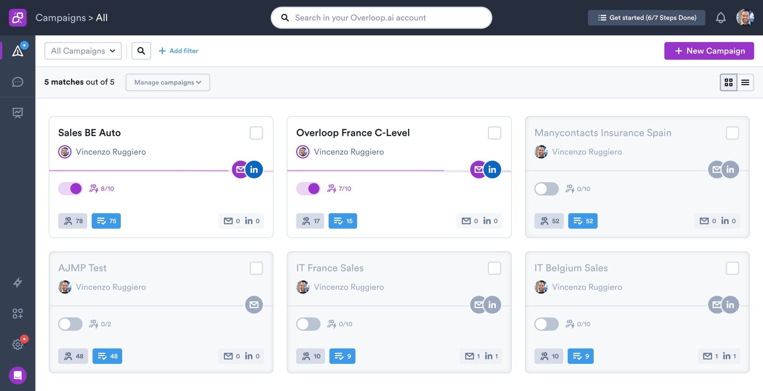 overloop ai dashboard