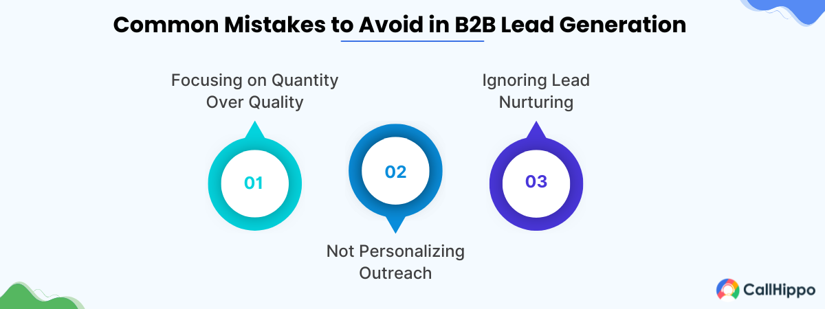 common mistakes to avoid in b2b lead generation