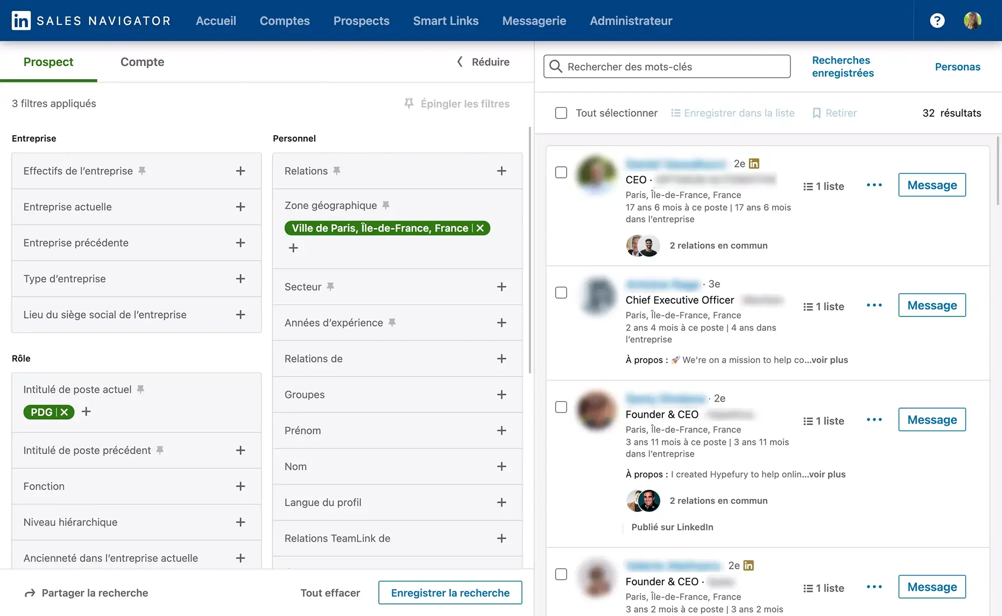 linkedin sales navigator