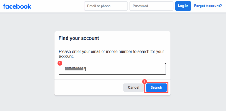 social media account recovery