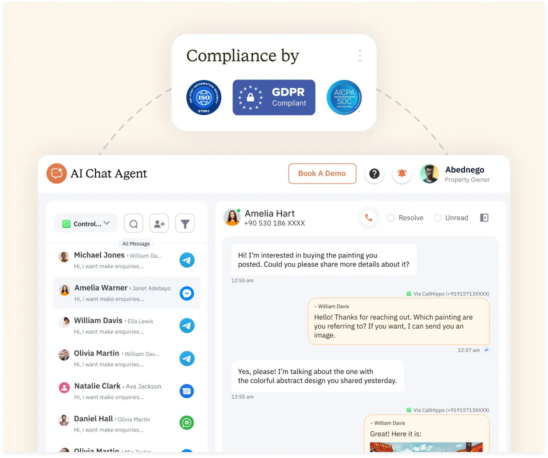 Secure Conversations With Enterprise-Grade Controls